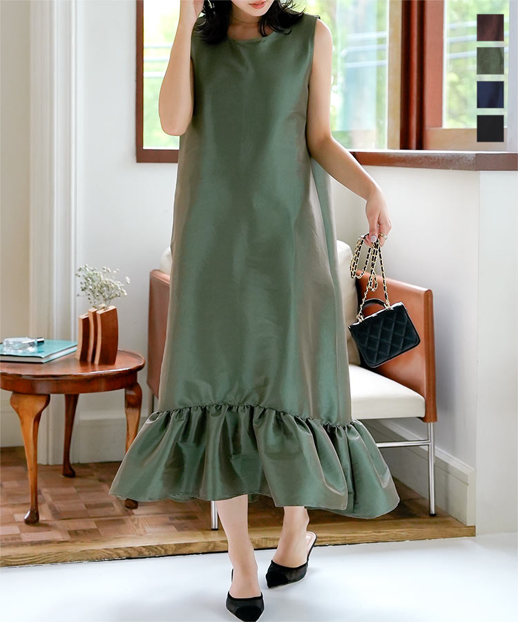 KOBE LETTUCE（神戸レタス） ワンピース ワンピ Iライン ノースリーブ