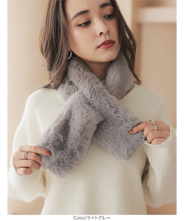 KOBE LETTUCE（神戸レタス） ティペット マフラー ファーティペット