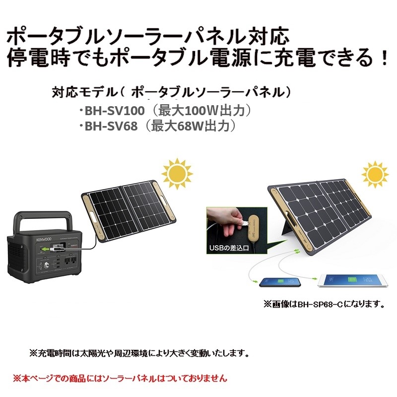 JVCケンウッド（JVC KENWOOD） KENWOOD ポータブル電源 BN-RK600-B