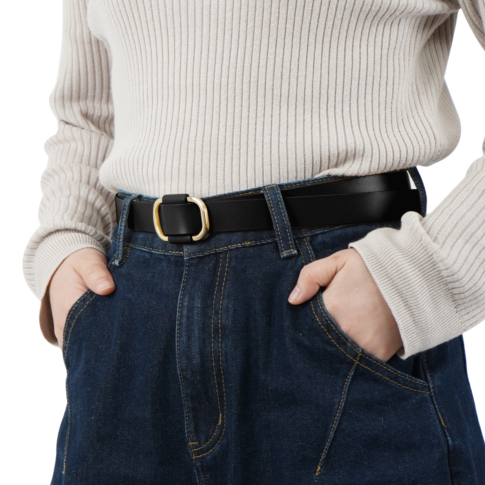 ベルト 本革ベルト スクエアレザーベルト レディース メンズ 本革 革