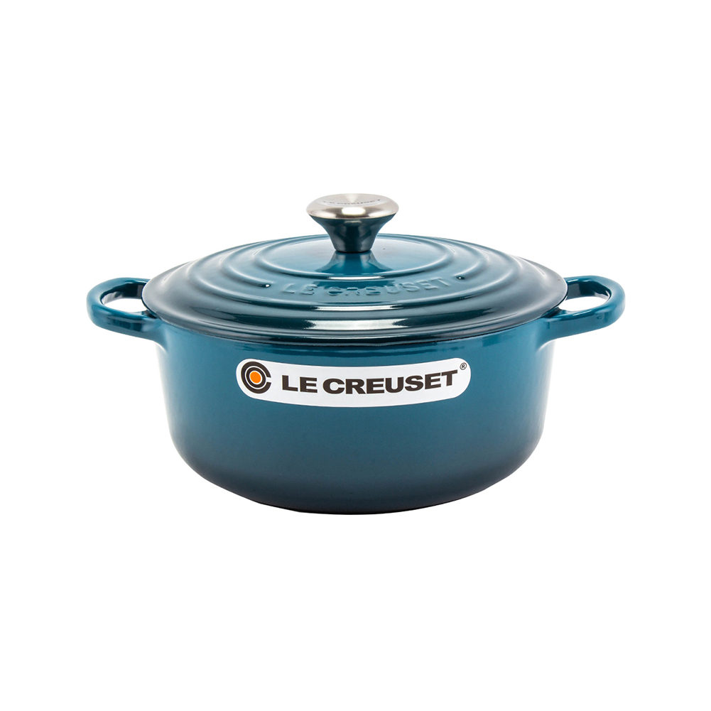 Le Creuset 両手鍋 18cm ル・クルーゼ キウイ ココット・ロンド ル