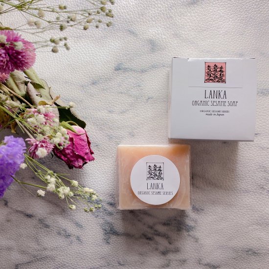 LANKA オーガニック セサミソープ 50g ナチュラル クレイ マンリ