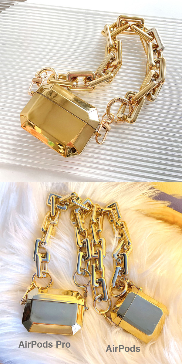 SALE ゴールド チェーン AirPods Pro ケース エアポッズ プロ