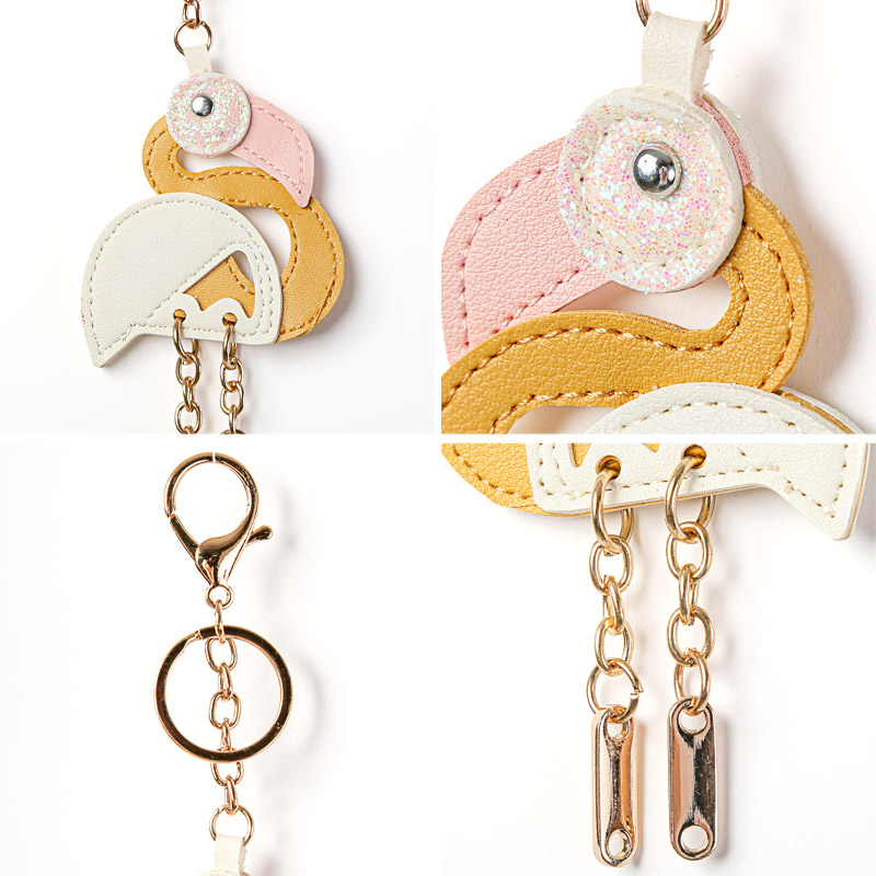 メール便対象】バッグチャーム レディース チャーム キーホルダー PU