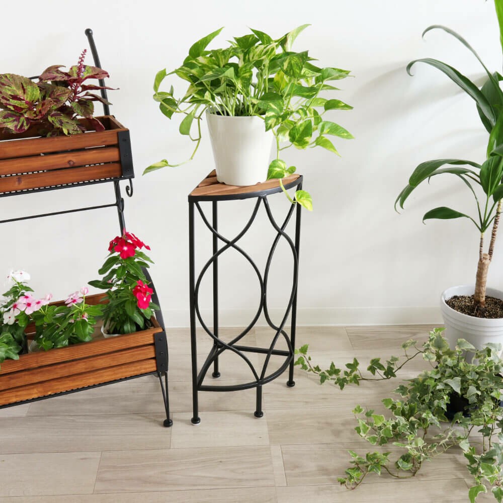 コーナースタンド 花台 ディスプレイ台 フラワースタンド ディスプレイ