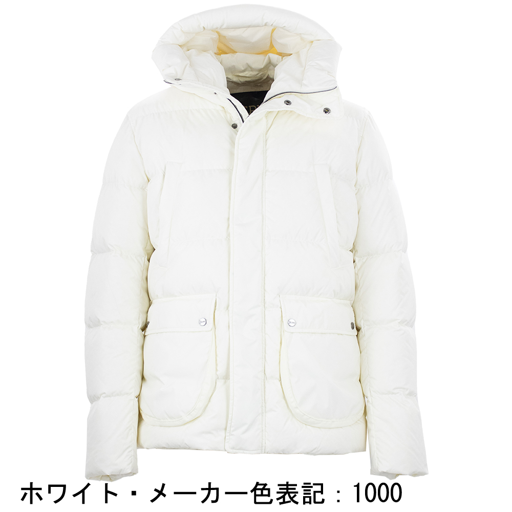 HERNO（ヘルノ） ダウン メンズ ポーラテック 撥水ナイロン フーデッド