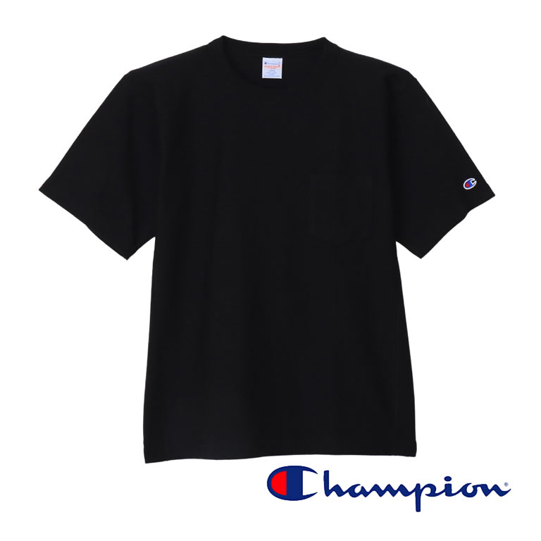 Champion（チャンピオン） リバースウィーブ Tシャツ ポケット付きT