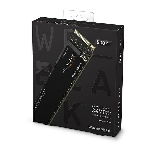 Western Digital WD BLACK SSD 500GB WDS500G3X0C ウエスタンデジタル