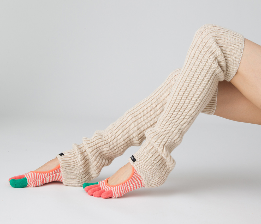 ロングレッグウォーマー フリーサイズ ニーハイ 厚手 ホールガーメント