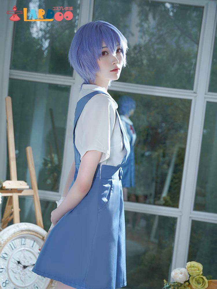 新世紀エヴァンゲリオン アスカ/綾波レイ 学校制服コスチューム エヴァ