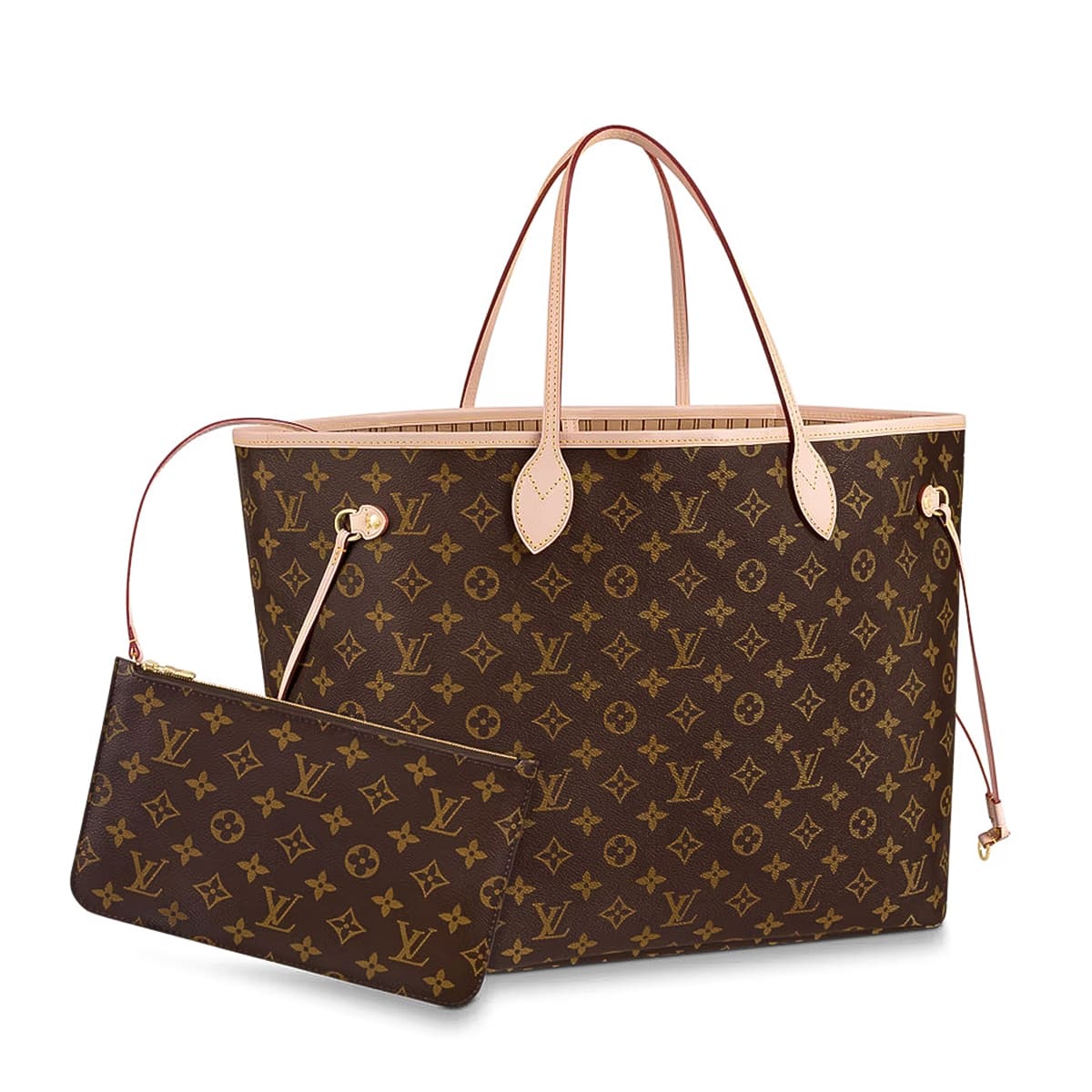ネヴァーフル ルイヴィトン モノグラム バッグ LOUIS VUITTON トート