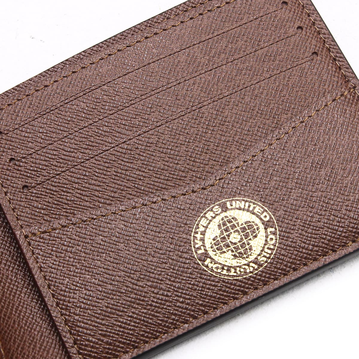 ルイヴィトン 財布 LOUIS VUITTON 二つ折り財布 メンズ 小銭入れ無し