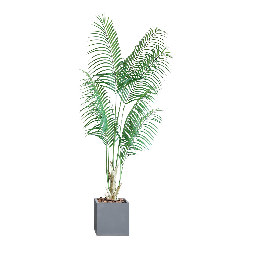 リーベン 観葉植物 フェイクグリーン 大型 アレカヤシ 180cm