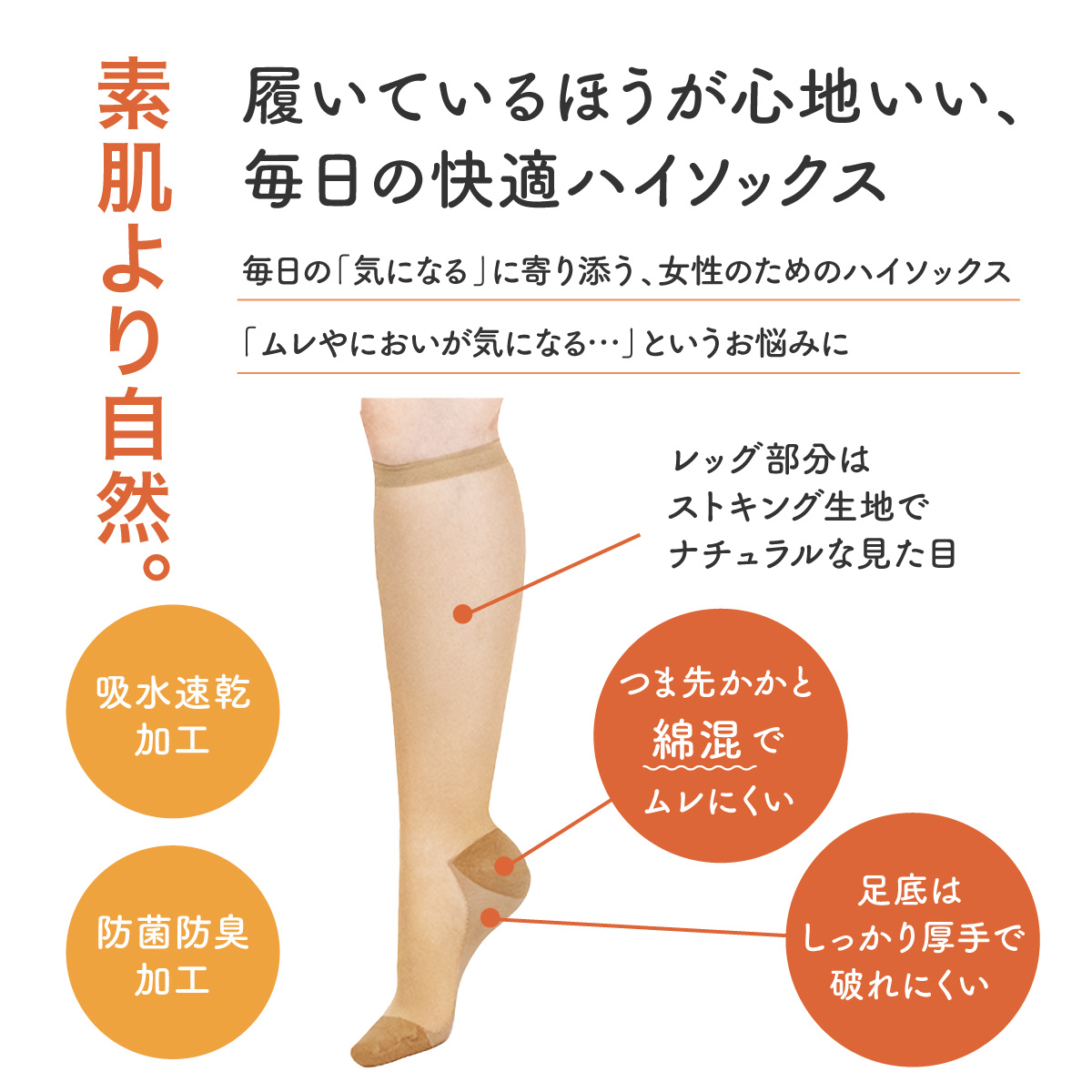 REGART（レガルト） 膝下 ストッキング 靴下 メール便2点まで