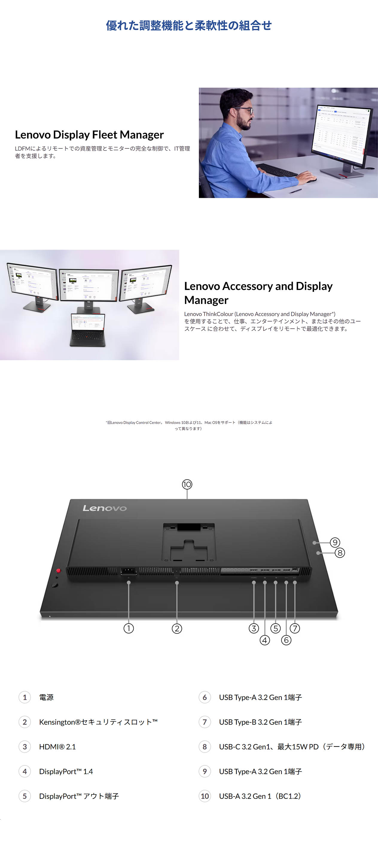Lenovo（レノボ） 【公式・直販】 モニター 27インチ ディスプレイ