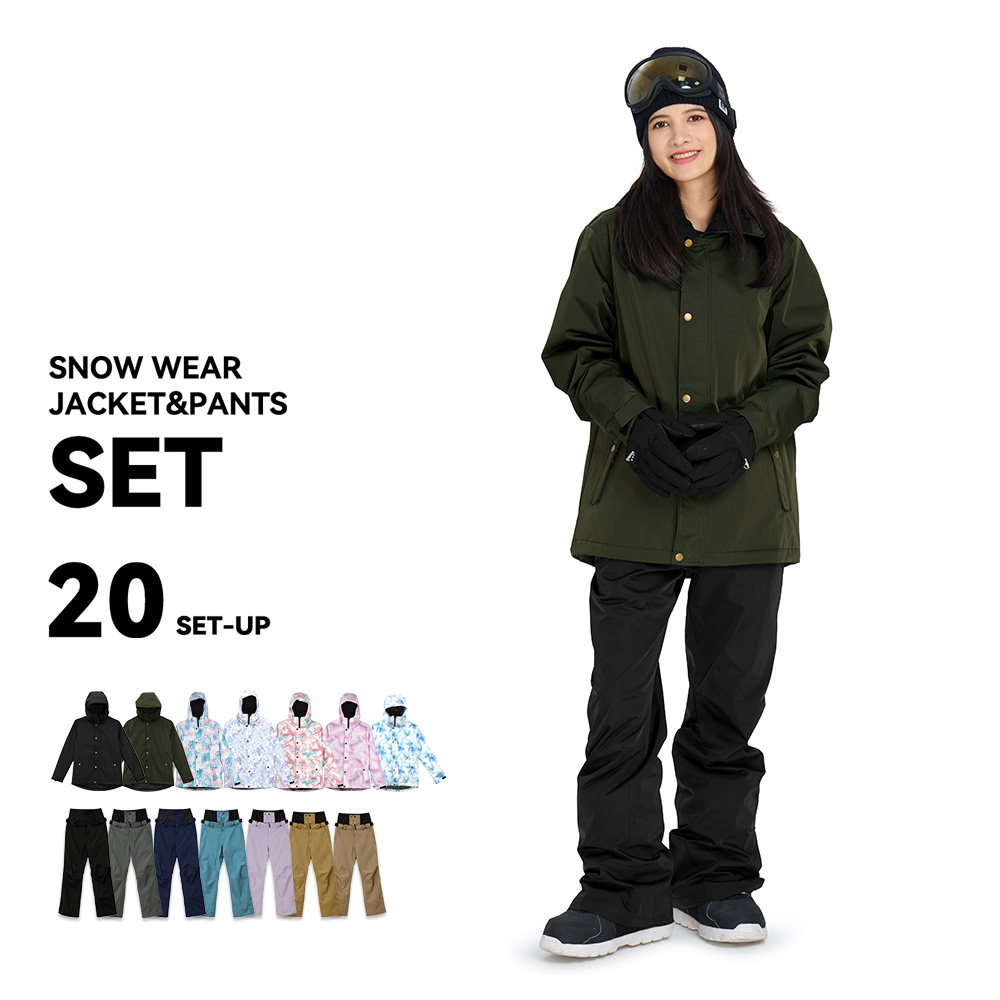 LEISURE SPORT スキーウェア スノーボードウェア レディース 上下