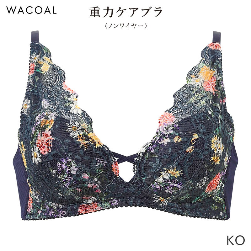 WACOAL（ワコール） 重力ケアブラ ブラジャー 3/4カップ ノンワイヤー