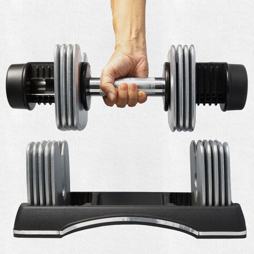 ダンベル 可変式 2.26kg〜22.67kg 調節式 2kg 5kg 10kg 20kg