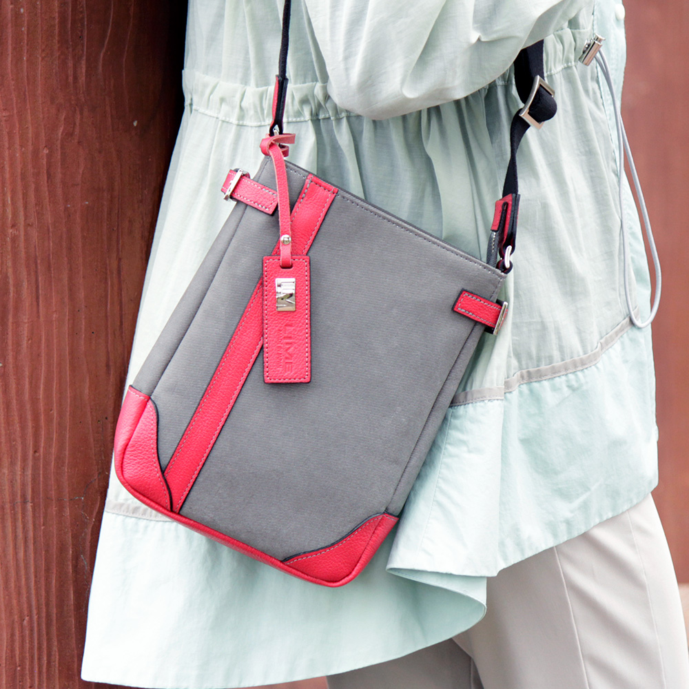 LIME made in japan ショルダーバッグ メンズ レディース 本革 デニム