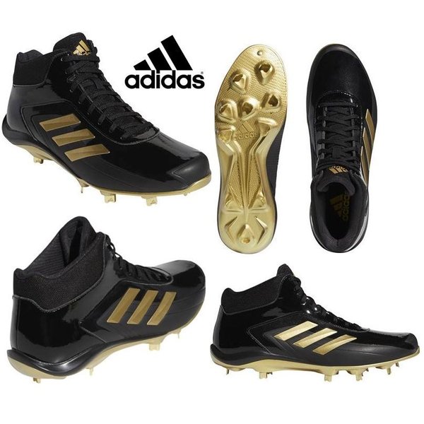 adidas（アディダス） 25cmのみ 野球 埋込金具スパイク 金属歯 樹脂底