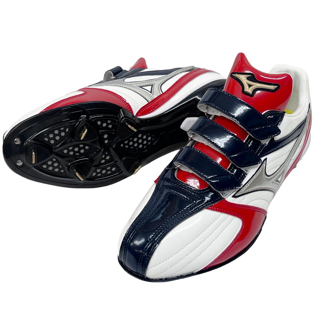 MIZUNO（ミズノ） 【サイズ交換送料無料】レッド×ネイビー 野球