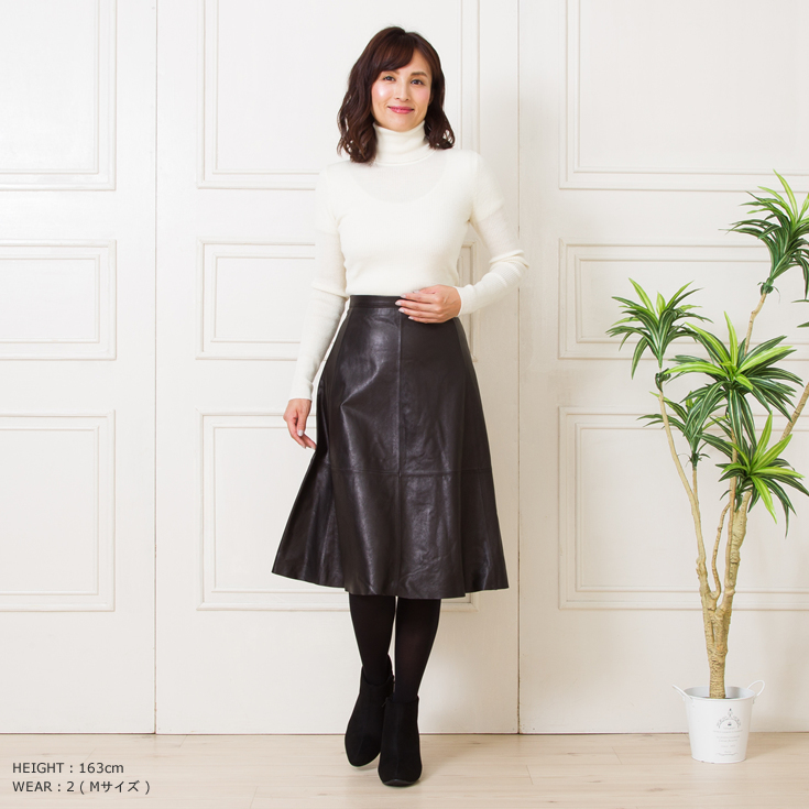 30%OFFクーポン】FILLMORE 本革 レザースカート レディース フィルモア