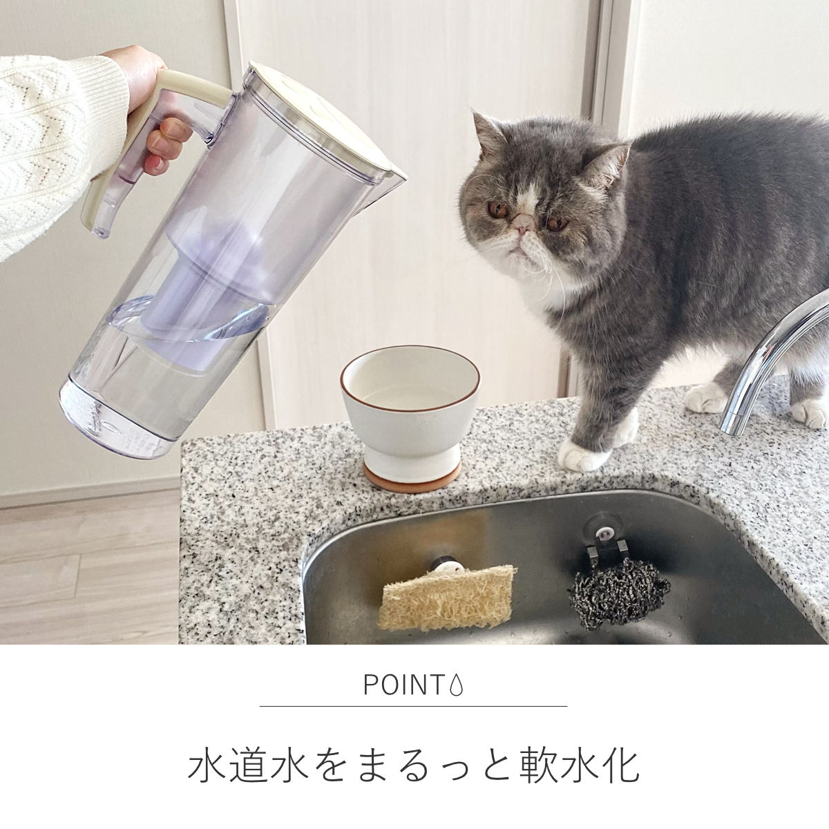 クリタック 浄水器 ペット カートリッジ3個セット まるっと軟水 大容量