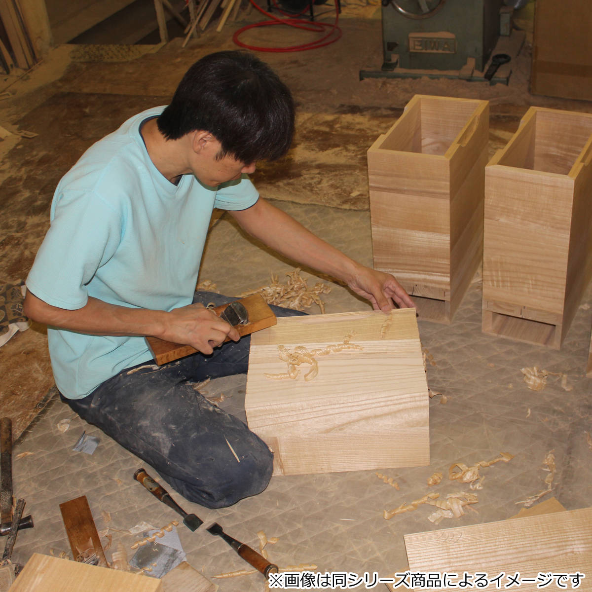 米びつ 桐製 10kg スライド式 無地 （ 米櫃 ライスボックス ライス