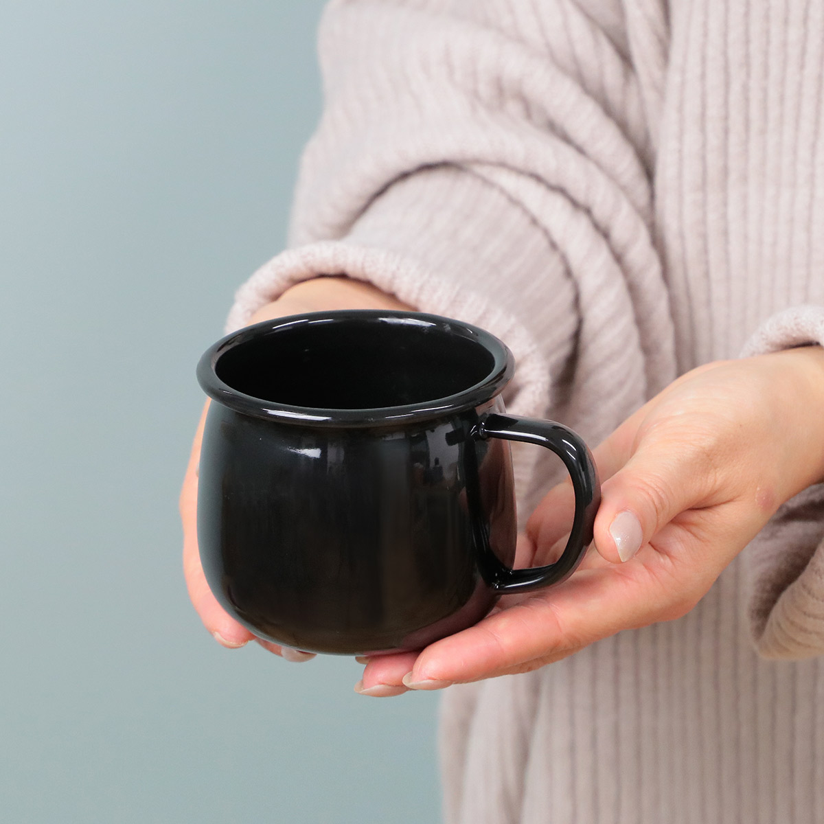 CS BLACK LABEL マグカップ ホーロー 400ml キャプテンスタッグ