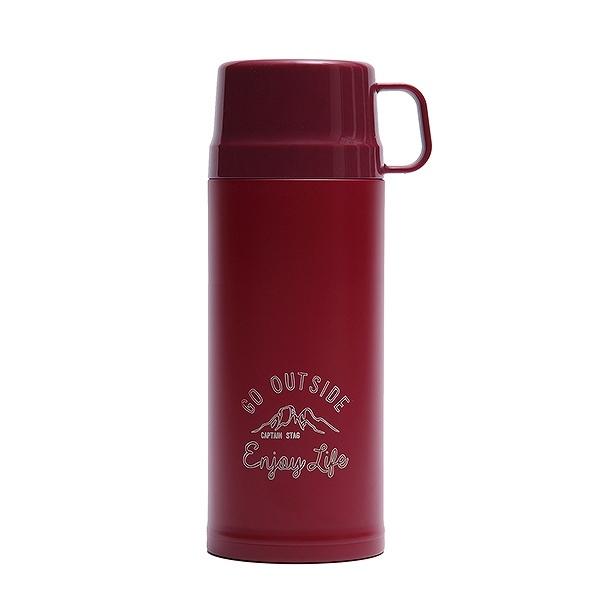 モンテ 水筒 キャプテンスタッグ マグボトル 直飲み コップ付き 2WAY