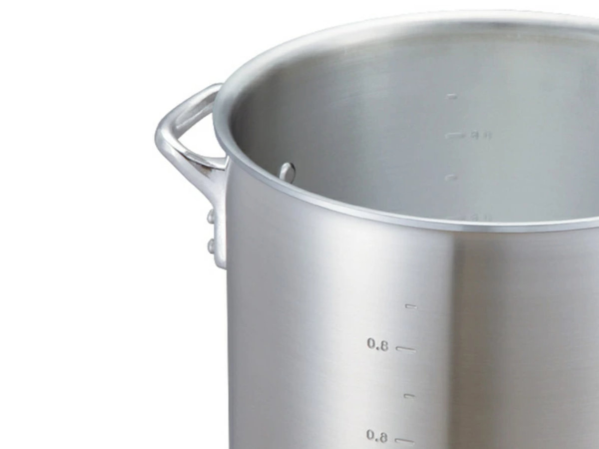 寸胴鍋 48cm 85L ガス火専用 キングポット 業務用 中尾アルミ 両手鍋