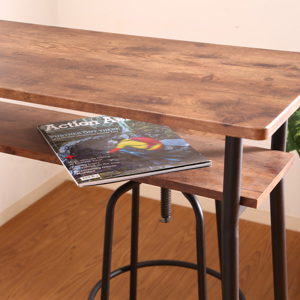 不二貿易（Fuji Boeki） カウンターテーブル 幅120cm キッチンテーブル