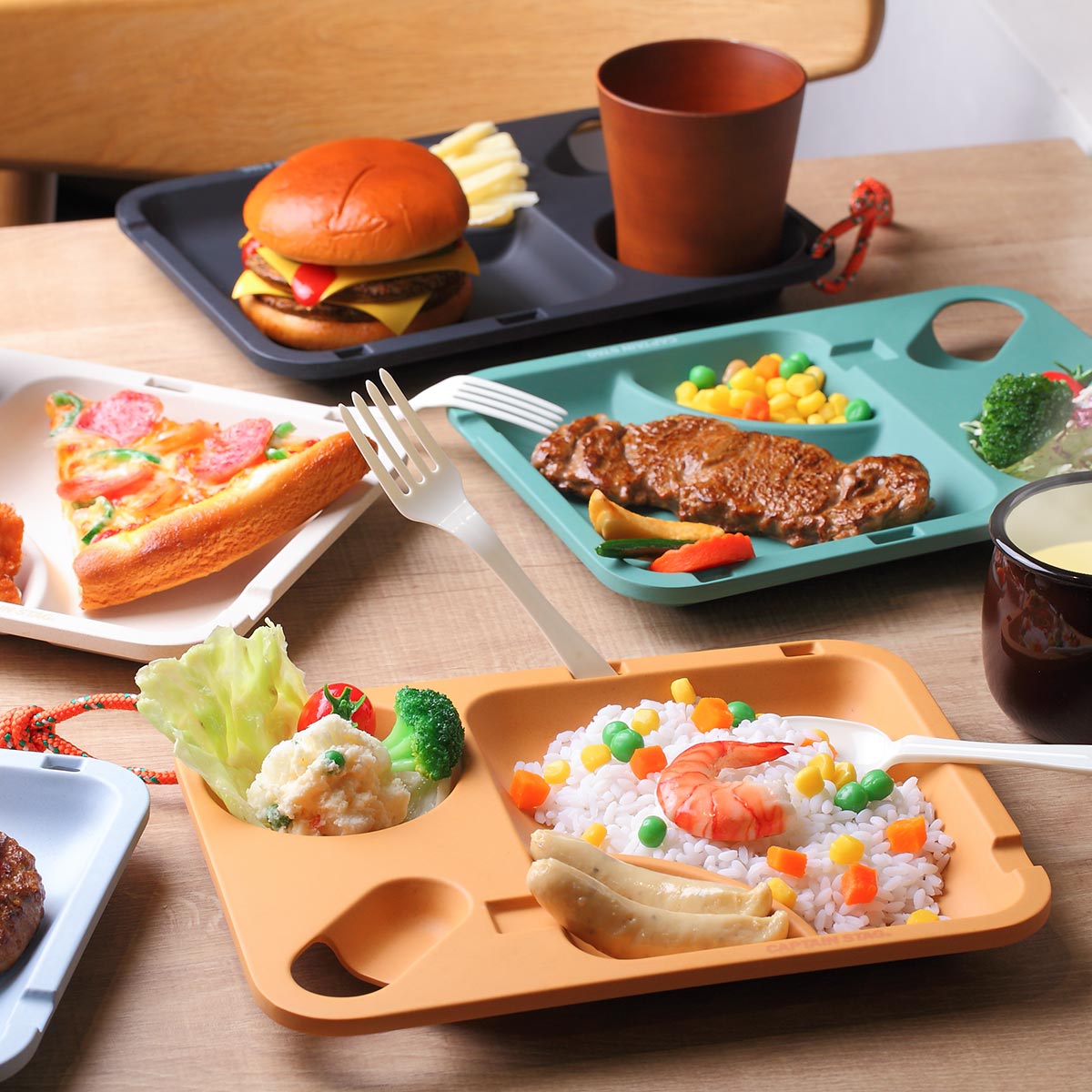 CAPTAIN STAG（キャプテンスタッグ） アウトドア 食器 お皿 26cm