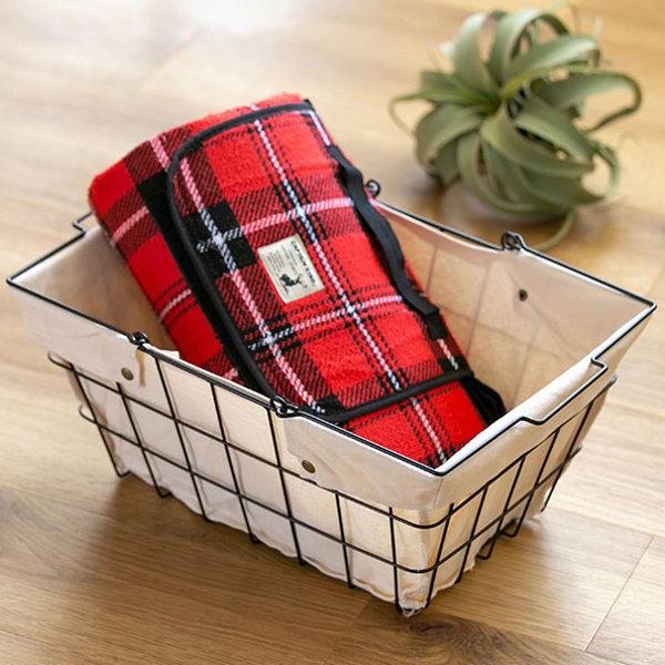 HABITER（アビテ） ワイヤーバスケット L 幅43×奥行30×高さ20cm