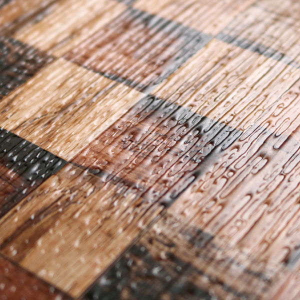 デコタイルシール ウッドブロック 25cm×100cm 貼ってはがせる リメイク