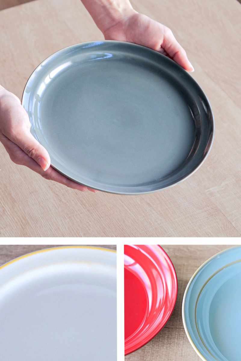 プレート 23cm HINATA 陶器 同色4枚セット （ 食洗機対応 電子レンジ