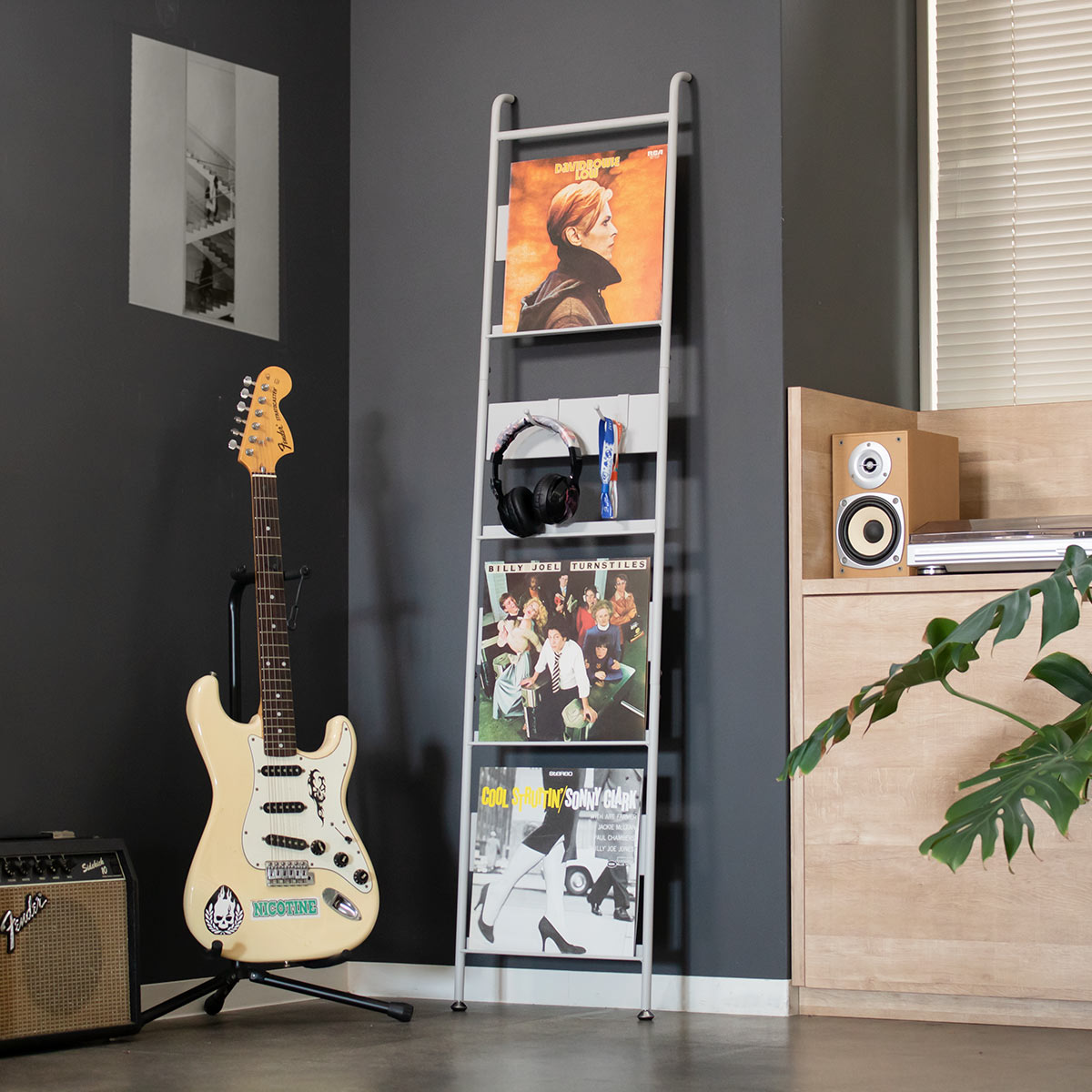 収納ラック レコードラック スリム （ ラック レコード 収納