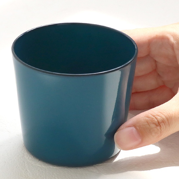 そば猪口 230ml 藍彩 プラスチック 皿 食器 山中塗り 日本製 （ 食洗機