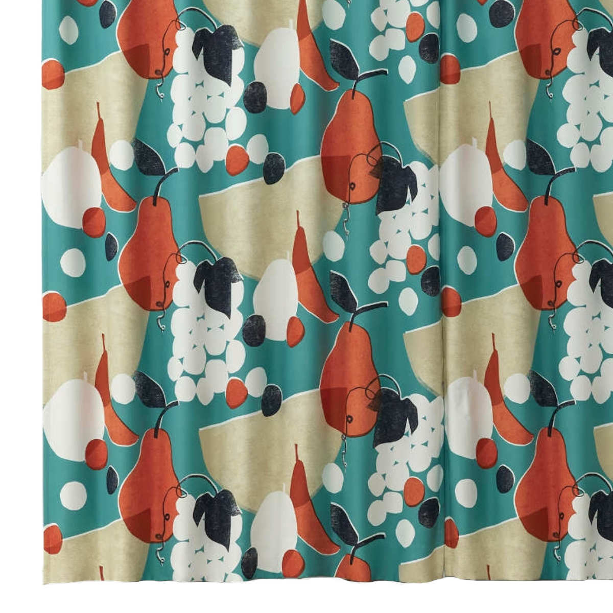 スミノエ カーテン 遮光2級 フルーツフルーツ 100×135cm ドレープ