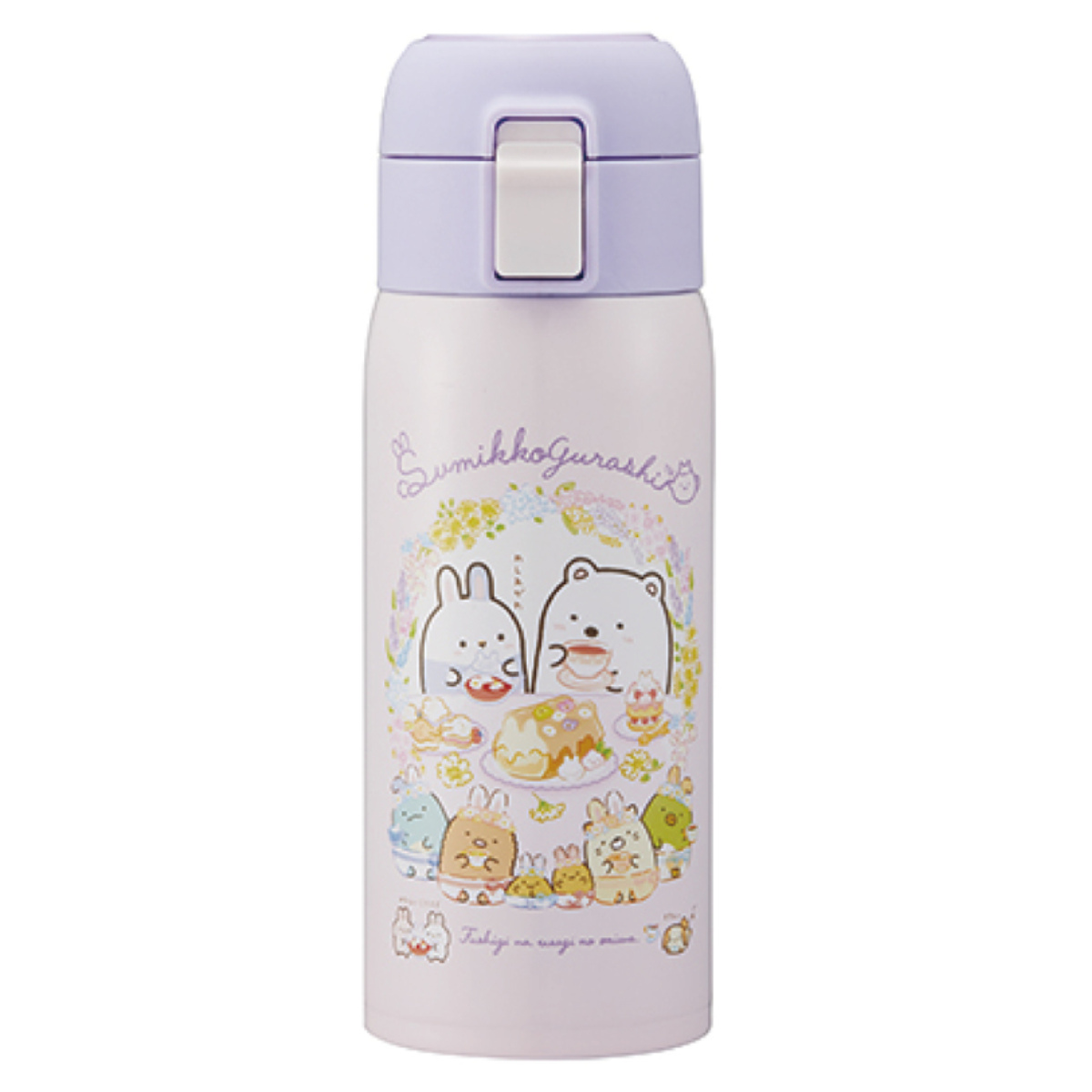 スケーター 水筒 350ml ステンレスワンタッチボトル SGうさぎのおにわ