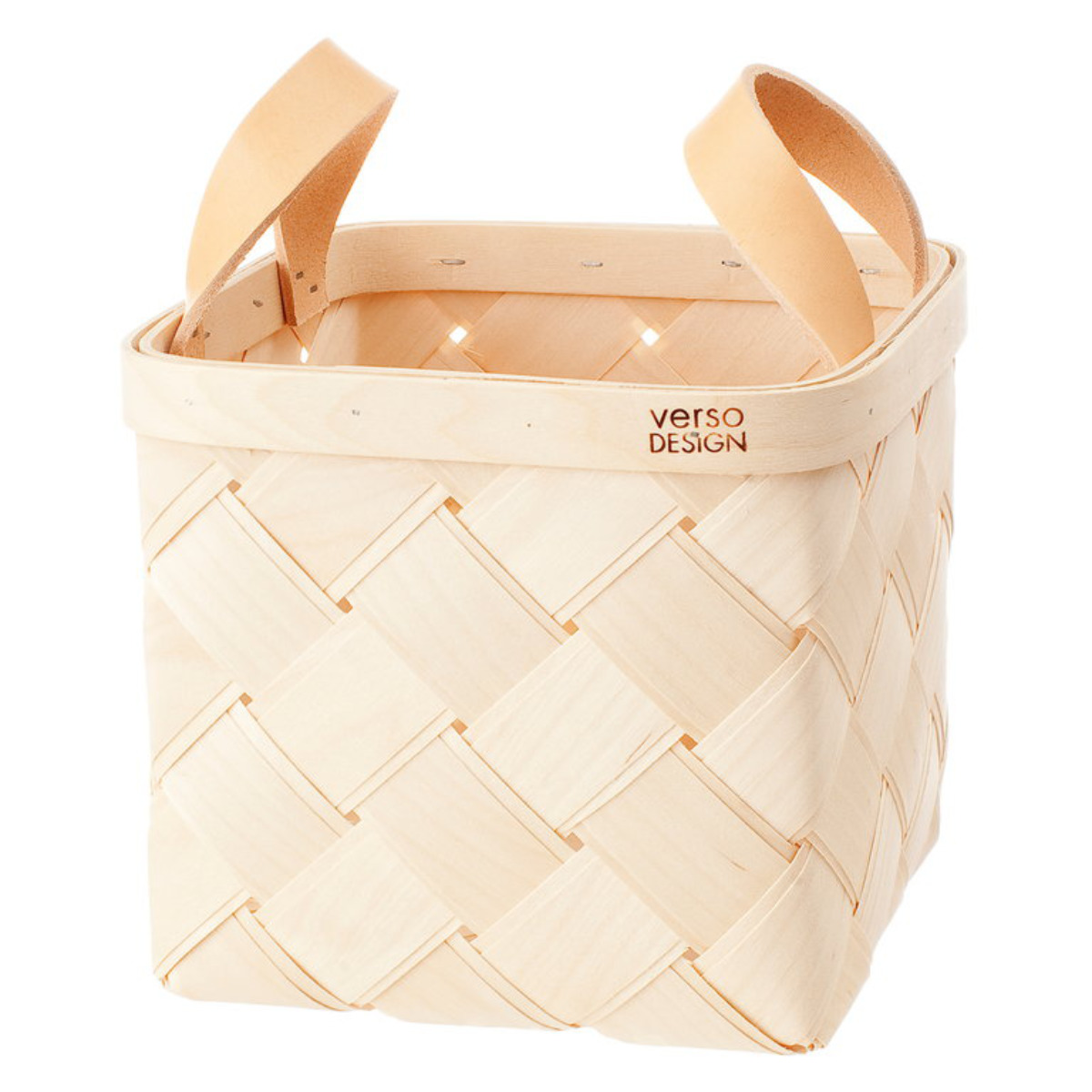 収納ボックス VERSO LASTU S バスケット 木製 （ 収納 カゴ かご 四角