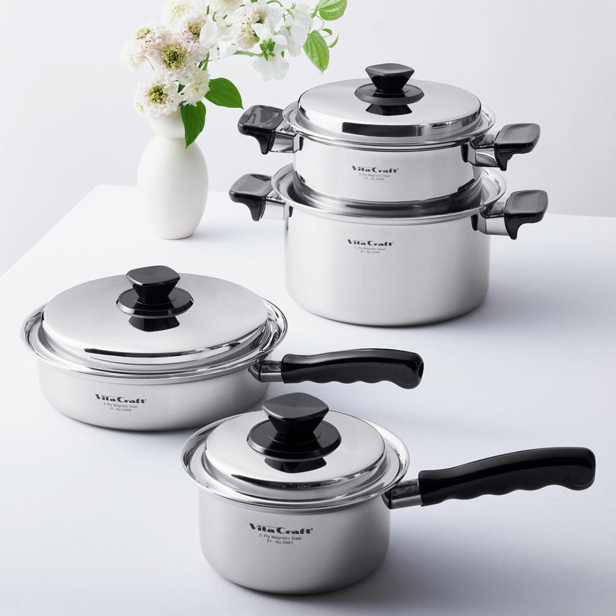 Vita Craft（ビタクラフト） 片手鍋 3L IH対応 Vシリーズ ステンレス製