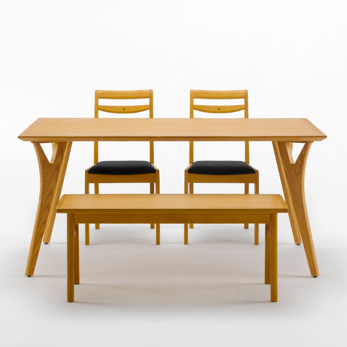 朝日木材加工 ダイニングテーブル 幅135cm BOSCO （ 開梱設置 ボスコ 4