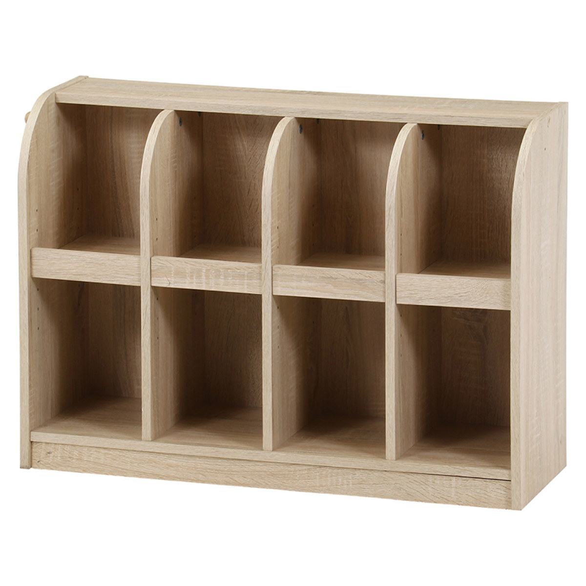 不二貿易（Fuji Boeki） 絵本棚 おもちゃ収納 2段収納 幅86.5cm キッズ