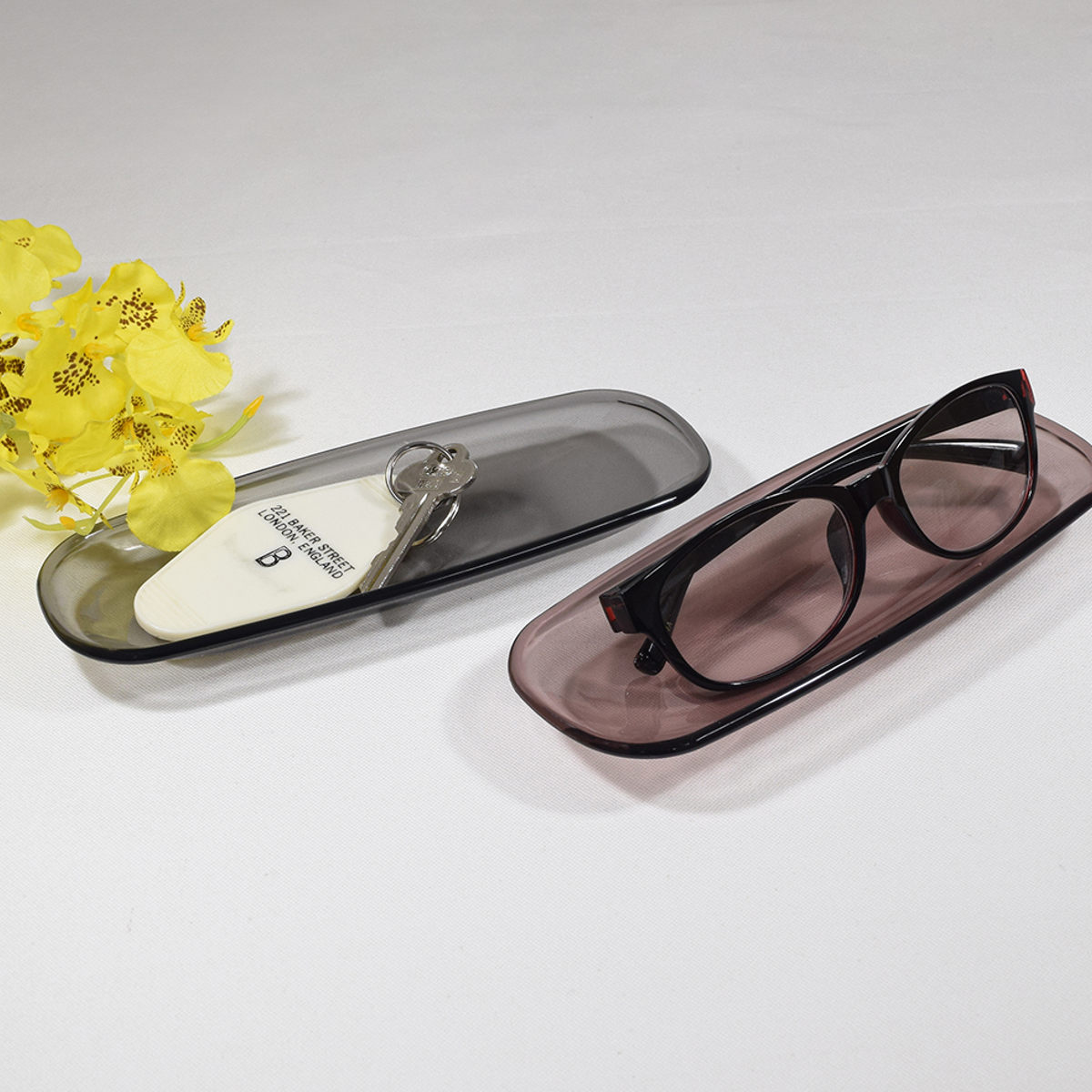 おしぼりトレー アクリル クリアー 5枚入×3セット （ 日本製 小物