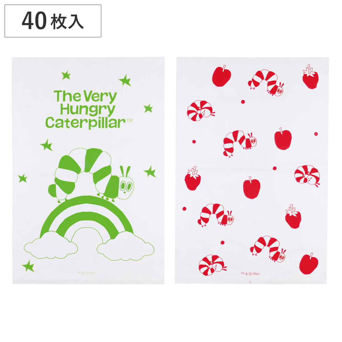 スケーター 保存袋 ちょっとパック はらぺこあおむし 40枚入り 2柄