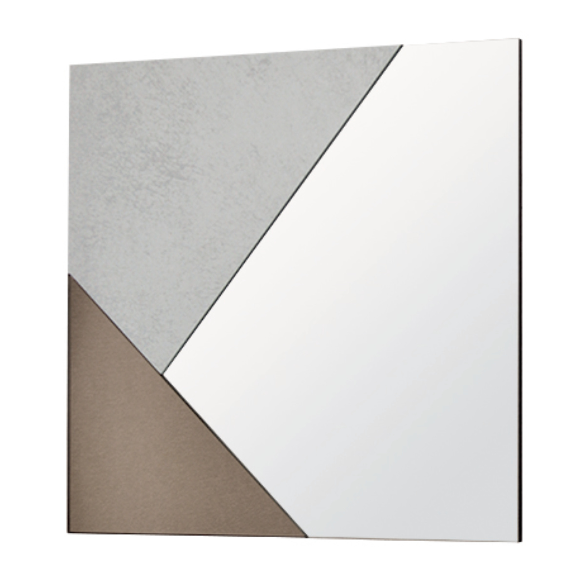 塩川光明堂 ミラー 壁掛け ウォールミラー イージス 45×45cm （ 鏡