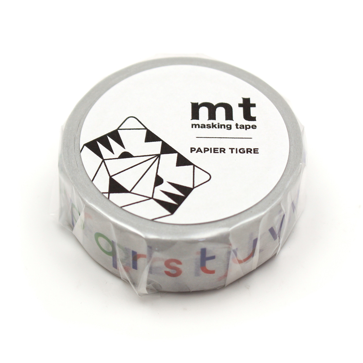 マスキングテープ mt PAPIER TIGRE L'alphabet 15mm×7m （ マステ カモ