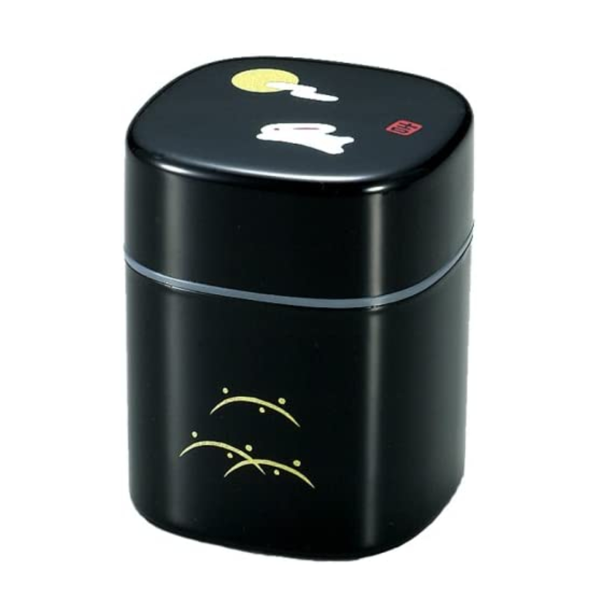 HAKOYA 茶筒 300ml 茶入れ 朱うさぎ （ おしゃれ 日本製 かわいい お茶