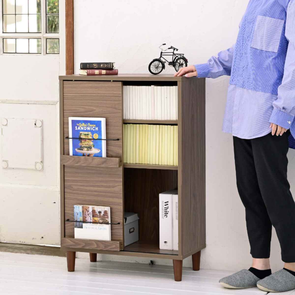 JK-PLAN（ジェイケイ・プラン） ディスプレイラック スライド扉 組合せ